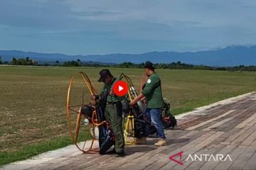 Paramotor - Aceh dan Jabar raih emas paramotor PON XXI