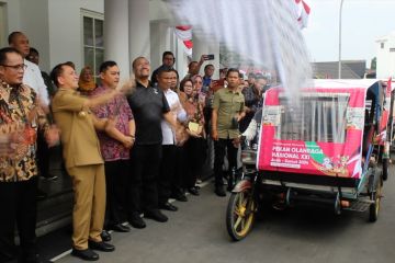 Pj Gubernur Sumut lepas ratusan betor untuk promosikan PON 2024