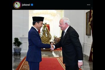 Presiden Jokowi terima penghargaan tertinggi dari Pemerintah Palestina