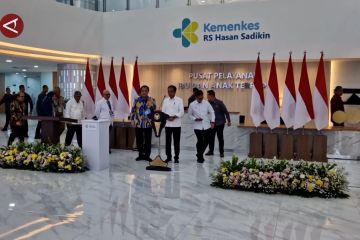 Jokowi sebut fasilitas modern ada di gedung ibu dan anak RSHS Bandung