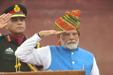 PM Narendra Modi pimpin perayaan HUT ke-78 Kemerdekaan India