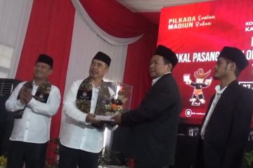 Dua paslon bakal cabup-cawabup Madiun daftar ke KPU