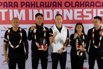 Usai berlaga di Olimpiade, Tim akuatik Indonesia tiba di tanah air