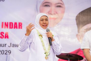 Khofifah: Polwan srikandi Polri ikut berkontribusi pada Indonesia Emas