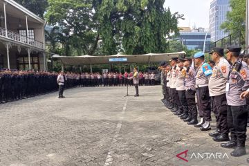 Polisi kerahkan 545 personel jaga Kedubes Vatikan saat kunjungan Paus