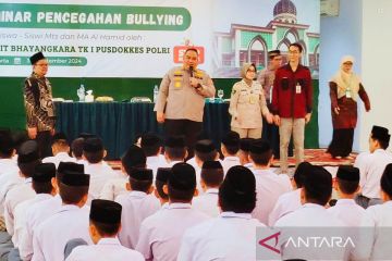 Polri gelar edukasi cegah perundungan bagi santri