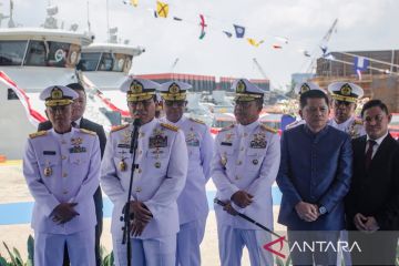 KSAL resmikan pengoperasi 2 kapal perang karya anak bangsa di Batam