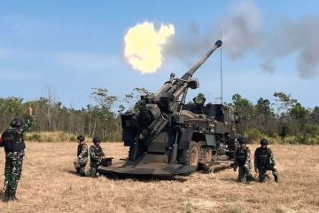 Jajaran Kostrad latih pasukan untuk menembak dengan senjata berat