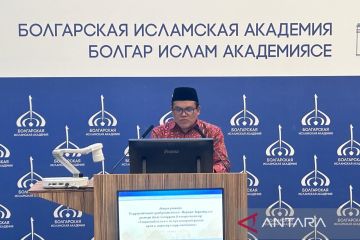 Rektor UIN Jakarta perkenalkan Pancasila kepada umat Muslim di Rusia