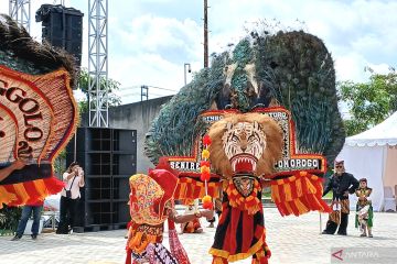 Reog Ponorogo tampil pada Festival Harmoni Budaya Nusantara di IKN