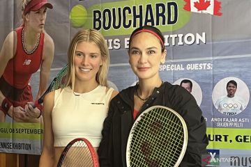 Luna Maya akui gugup jelang tanding lawan bintang tenis Genie Bouchard