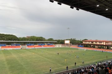 Tim sepak bola putra Papua Barat raih kemenangan perdana