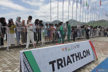 Rashif Amila sumbang emas triathlon perdana Jawa Barat