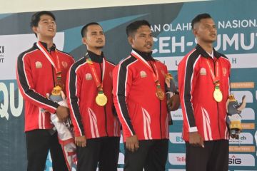 Kontingen Aceh berhasil kawinkan medali emas PON 2024 cabang petanque