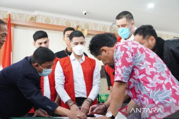 Empat WNA Mexico divonis tiga tahun 10 bulan kasus penembakan di Bali