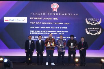 Bukit Asam raih empat penghargaan Top GRC Awards 2024