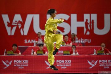 Jateng tuntaskan dahaga emas wushu taolu di PON