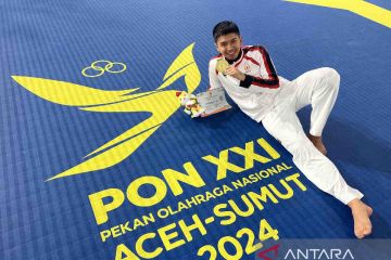 Taekwondo - Osanando Naufal sabet emas usai sempat gagal di PON Papua