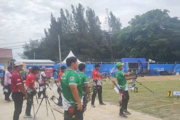 Tim panahan DIY dan Jabar kunci tiket final recurve beregu putra