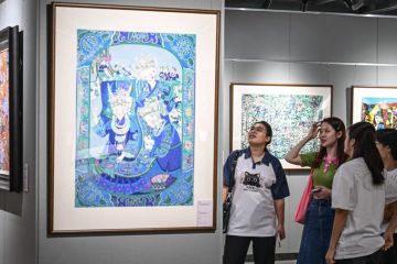 Pameran lukisan hasil karya petani digelar di Guangxi