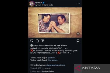 Ajudan unggah video tribute Jokowi selama menjabat sebagai presiden