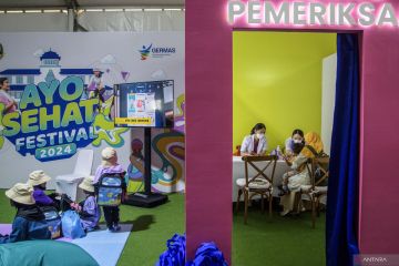 Pemeriksaan kesehatan di Ayo Sehat Festival 2024