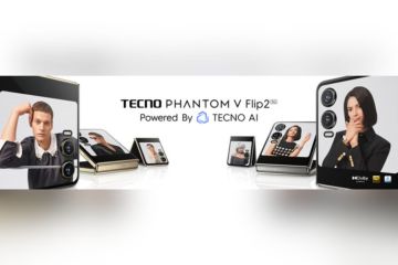 TECNO Luncurkan PHANTOM V Flip2 5G, Tampilan Ikonis yang Berpadu dengan AI Inovatif dalam Produk Ponsel Lipat Futuristis