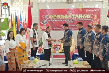 KPU sebut tiga pasangan calon kepala daerah bertarung di Sumba Barat