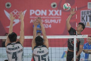 Bola Voli - Tim putra Jakarta ke semifinal usai tekuk Sumatera Utara