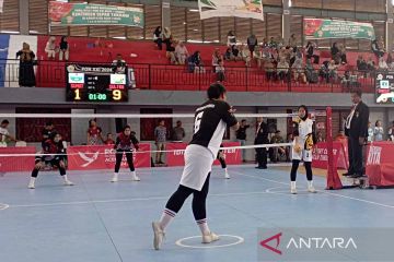 Sepak takraw - Tim putri Sultra dan Jateng lolos ke perempat final