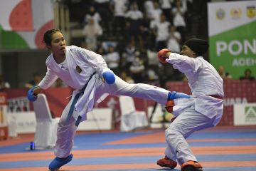 Karate- Leica Al Humaira mampu atasi karateka nasional untuk raih emas