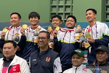 Soft tenis - Jawa Barat sempurnakan kesuksesan dengan emas beregu