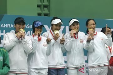 Soft tenis - Permainan solid bawa beregu putri Jakarta dulang emas