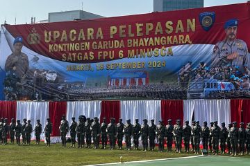 Polri berangkatkan Satgas Garuda Bhayangkara ke Afrika Tengah