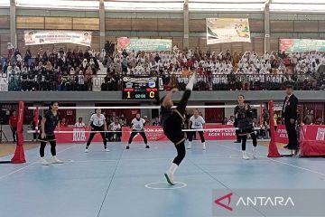 Sepak takraw - Jabar dan Jateng lolos ke final regu putri