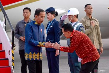 Jokowi lanjutkan kunjungan kerja ke Jawa Timur