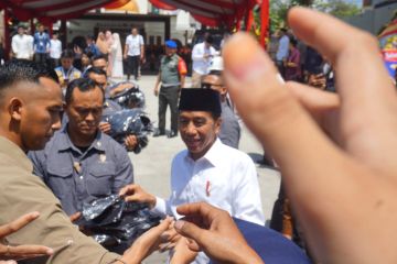 Presiden Jokowi hadiri pertemuan kiai muda se-Jawa di Ponpes Ora Aji