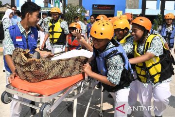 BPBD tingkatkan kesiapsiagaan siswa serta guru dalam penanganan bencana gempa bumi