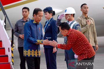 Jokowi lanjutkan kunjungan kerja ke Jawa Timur