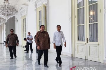 Usai pertemuan, Jokowi-SBY sepakat dukung penuh pemerintahan Prabowo