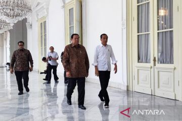 Usai pertemuan, Jokowi-SBY sepakat dukung penuh pemerintahan Prabowo