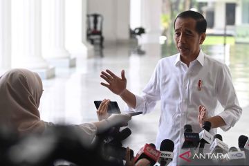 Presiden Jokowi sampaikan keterangan pilot Susi Air telah dibebaskan