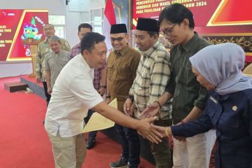 KPU Jatim tetapkan 3 pasangan calon Pilkada 2024