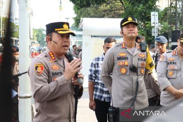 Polisi kerahkan 1.321 personel jaga pengundian nomor urut di KPUD