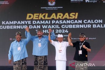 Deklarasi kampanye damai di Bali, digelar lebih awal karena adanya perayaan Hari Raya Galungan