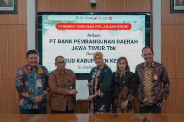 Bank Jatim kucurkan kredit Rp75 miliar ke RSUD Kabupaten Kediri