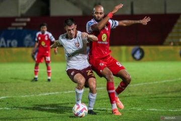 Persita Tangerang tahan imbang Borneo FC dengan skor 0-0 di Batakan