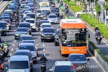 Selasa pagi, kualitas udara Jakarta tidak sehat