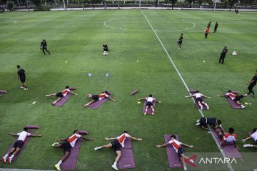 Timnas Indonesia U-20 gelar latihan jelang Kualifikasi Piala Asia 2025