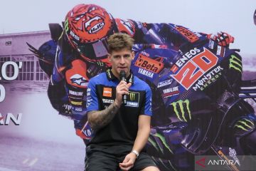 Fabio Quartararo jumpa penggemar jelang balapan MotoGP di Mandalika